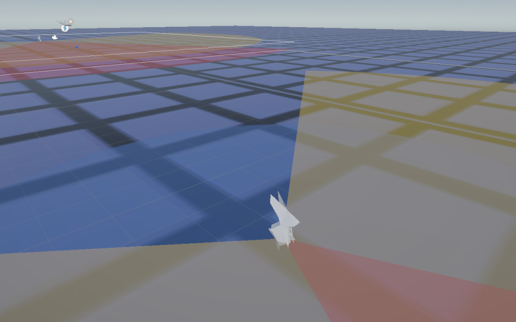 A screenshot from AI Craft showing an origami bunny and detection zones.
